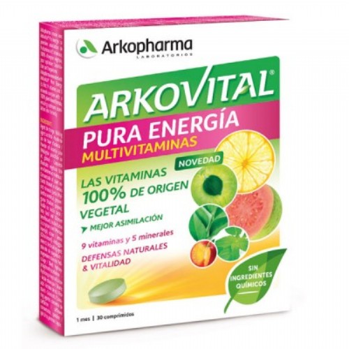ARKOVITAL PURA ENERGÍA 30 comprimidos
