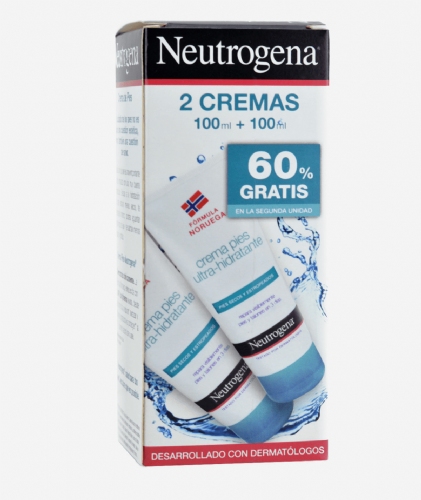 Neutrogena Crema Pies Ultra-HIdratante 100 ml - Duplo ahorro