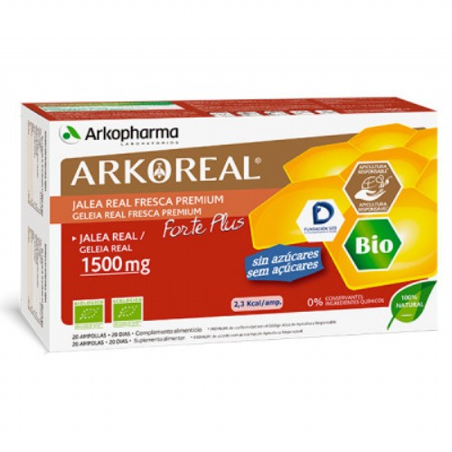 Arkoreal Jales Real Forte Plus1500 mg 20 ampollas bebibles
