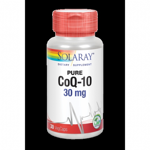 Pure coq-10 30 mg 30 capsulas solaray