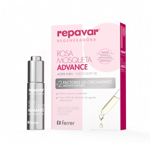 Repavar Regeneradora Aceite Puro de Rosa Mosqueta Advance 15 ml Repavar