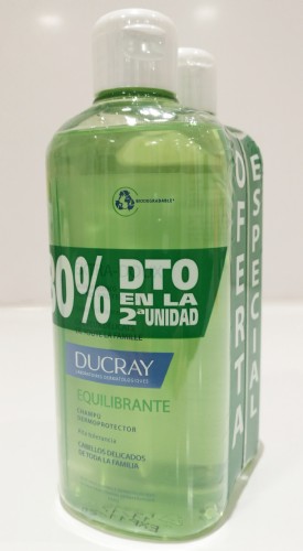DUCRAY CHAMPU EQUILIBRANTE 2x400ML