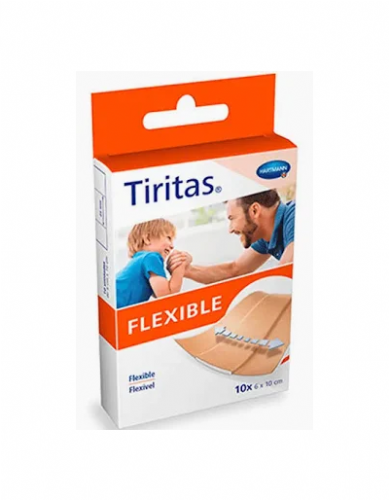 Tiritas Flexible 10 unidades 10 cm x 6 mm