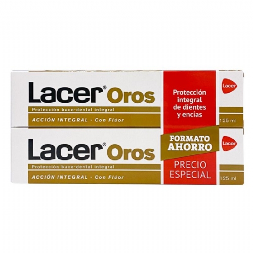 Lacer oros duplo pasta 2 x 125 ml