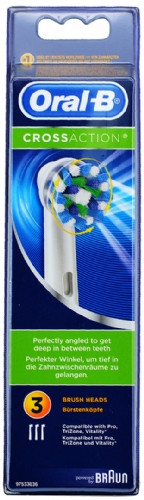 Cepillo dental electrico recambio oral-b pro cross action 3 cabezales - oral-b pro cross action