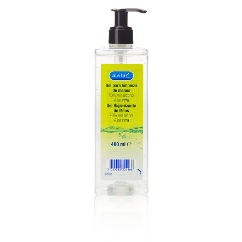 Alvita Gel Hidroalcohólico Limpieza Manos 480 ml