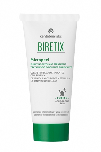 Biretix Micropeel Tratamiento Exfoliante Purificante 50 ml