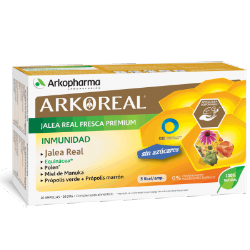 Arkoreal Jalea Real Inmunidad sin azúcar 20 ampollas bebibles