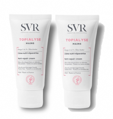 SVR Topialyse Crema de Manos duplo 2 x 50 ml