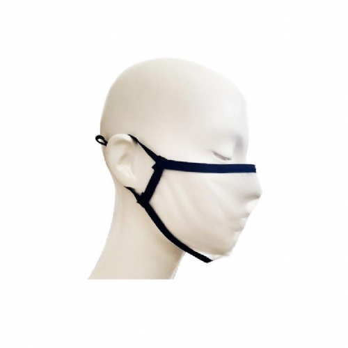 Mascarilla hig transp blanca infantil s 1u