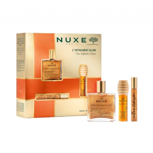 Nuxe huile or 50ml glow infinite pack