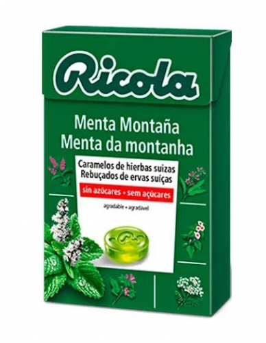 Ricola Caramelos Sin Azúcar Sabor Menta de Montaña