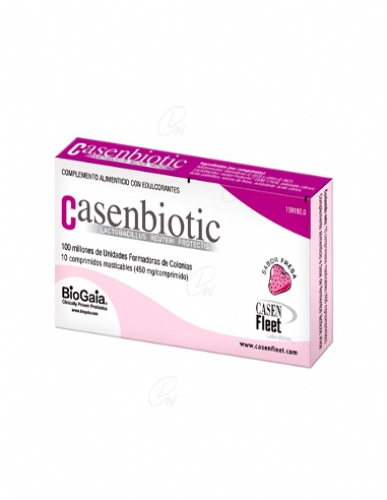 Casenbiotic  10 comprimidos sabor fresa Casenbiotic  10 comprimidos sabor fresa