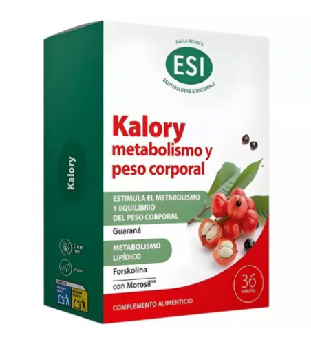 Kalory Metabolismo y Peso 36 tabletas