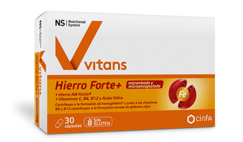 NS Vitans Hierro Forte+ 30 capsulas