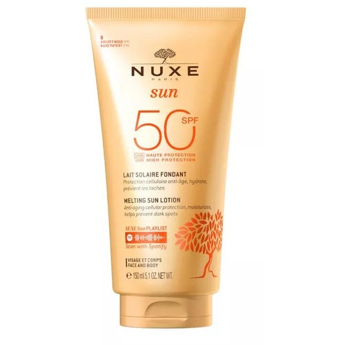 Nuxe Sun Leche Solar Fundente SPF 50+ Rostro y Cuerpo 150 ml sol