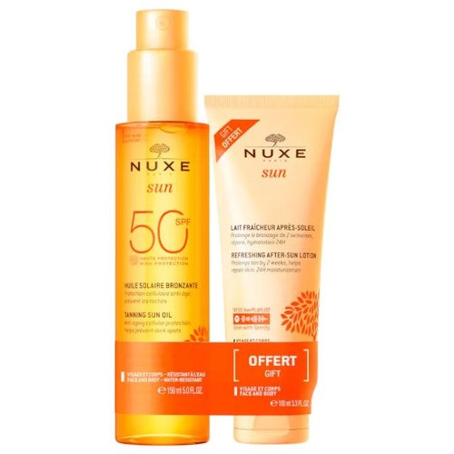 Nuxe Sun Aceite Bronceador Rostro y Cuerpo SPF 50 150 ml sol