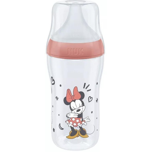 Biberon pp silicona - nuk perfect match (flujo m 1 unidad 260 ml mickey color rojo)