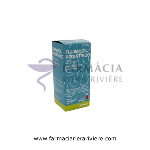 FLUIMUCIL PEDIATRICO 20 mg/ml SOLUCION ORAL , 1 frasco de 200 ml