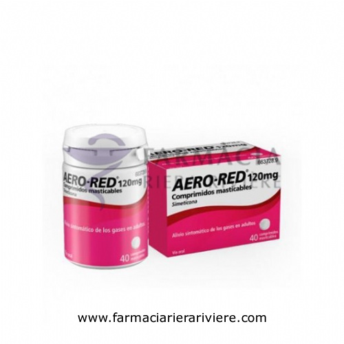 AERO-RED 120 mg COMPRIMIDOS MASTICABLES, 40 comprimidos