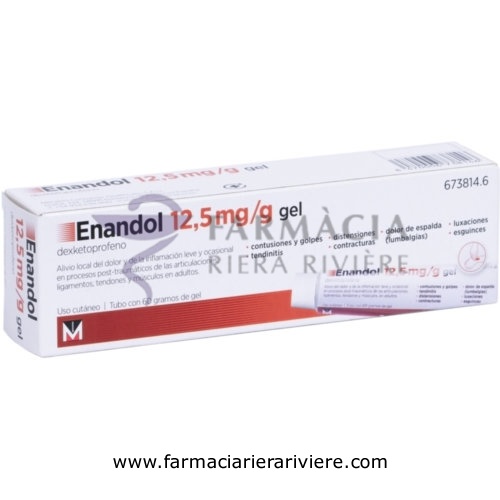 ENANDOL 12,5 mg/g GEL, 1 tubo de 60 g