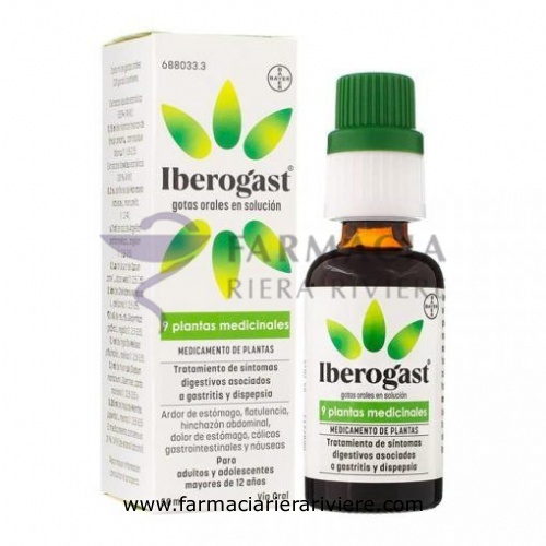 IBEROGAST GOTAS ORALES EN SOLUCION, 1 frasco de 50 ml