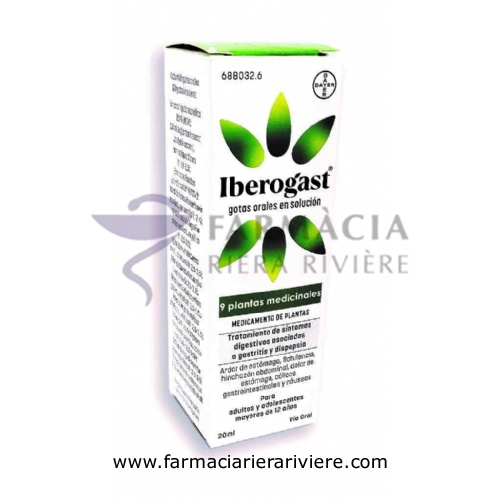 IBEROGAST GOTAS ORALES EN SOLUCION, 1 frasco de 100 ml