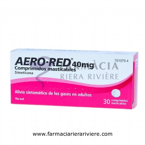AERO RED 40 mg COMPRIMIDOS MASTICABLES , 30 comprimidos