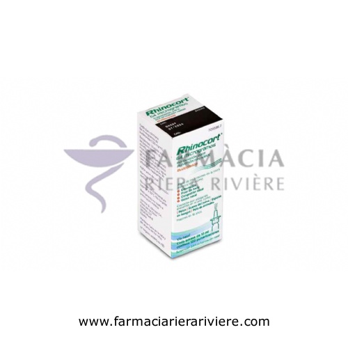 RHINOCORT 64 microgramos SUSPENSION PARA PULVERIZACION NASAL, 1 envase pulverizador de 120 dosis