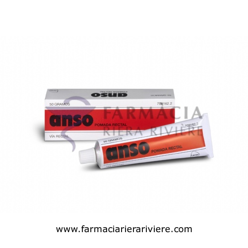 ANSO POMADA RECTAL, 1 tubo de 50 g