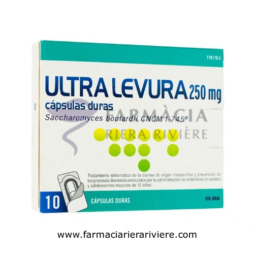 ULTRA-LEVURA 250 MG CAPSULAS DURAS , 10 cápsulas