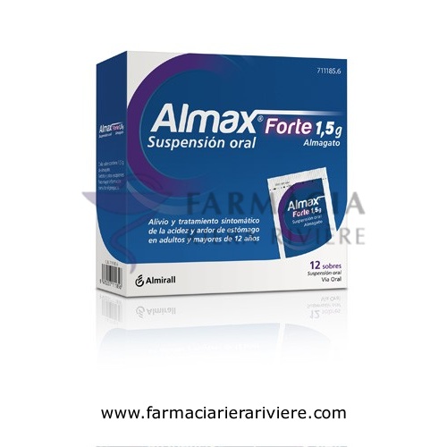 ALMAX FORTE 1,5 g SUSPENSION ORAL,12 sobres