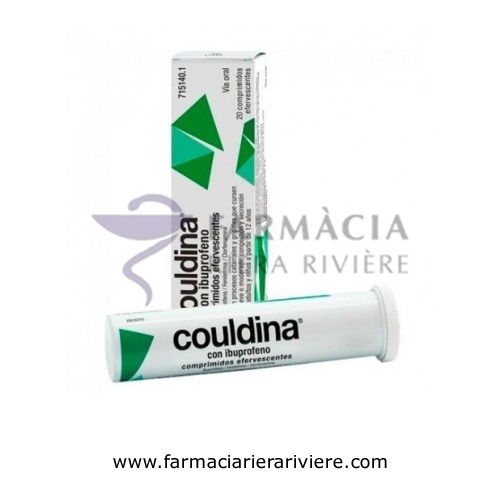 COULDINA CON IBUPROFENO COMPRIMIDOS EFERVESCENTES, 20 comprimidos