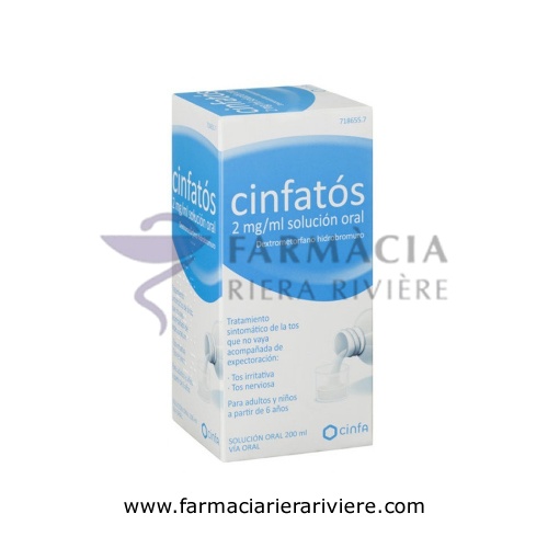 CINFATOS 2 mg/ ml SOLUCION ORAL,1 frasco de 200 ml (PET)