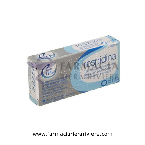 RESPIDINA 120 MG COMPRIMIDOS DE LIBERACION PROLONGADA, 14 comprimidos