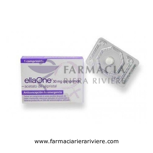 ELLAONE 30 MG COMPRIMIDO RECUBIERTO CON PELICULA, 1 comprimido