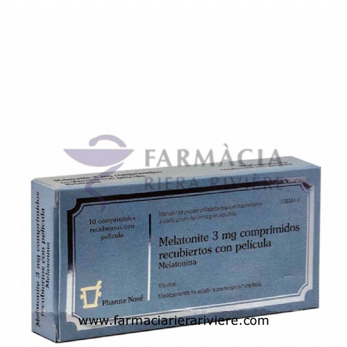MELATONITE 3 MG COMPRIMIDOS RECUBIERTOS CON PELICULA, 10 comprimidos