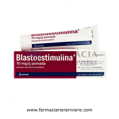 BLASTOESTIMULINA 10 MG/G POMADA, 1 tubo de 60 g
