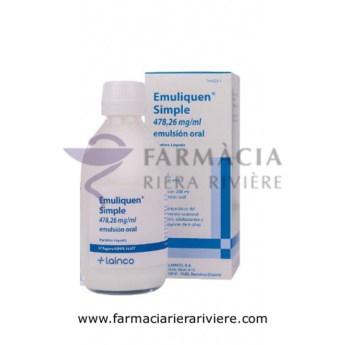 EMULIQUEN SIMPLE 478,26 mg/ml EMULSION ORAL , 1 frasco de 230 ml