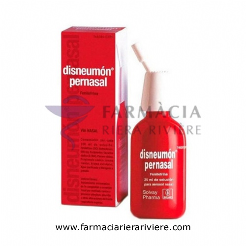 DISNEUMON PERNASAL 5 MG/ML SOLUCION PARA PULVERIZACION , 1 envase pulverizador de 25 ml
