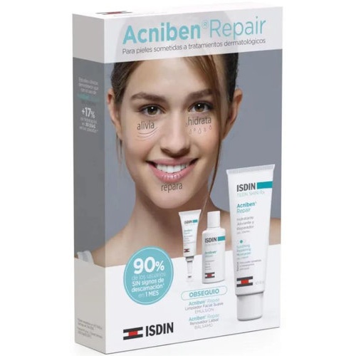 Acniben repair hidratante reparador y aliviador - isdin teen skin rx (gel crema 1 envase 40 ml) acne