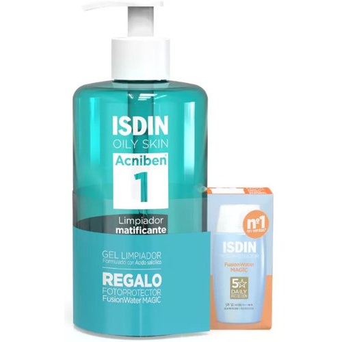 Isdin teen skin acniben limpiador matificante gel (1 envase 400 ml) acne