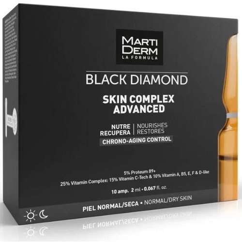 Martiderm Black Diamond Skin Complex Advanced  10 ampollas 2 ml