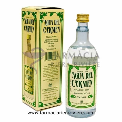 AGUA DEL CARMEN SOLUCIÓN ORAL , 1 frasco de 200 ml