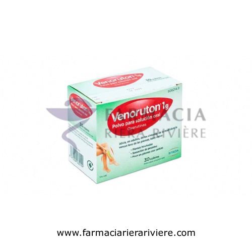 VENORUTON OXERUTINAS 1 G POLVO PARA SOLUCION ORAL, 30 sobres