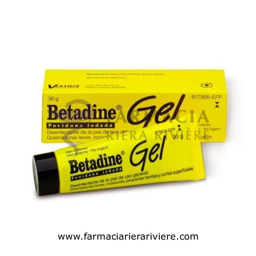 BETADINE GEL 100 MG/G GEL, 1 tubo de 30 g