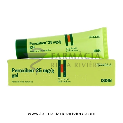 PEROXIBEN  25 mg/g GEL, 1 tubo de 30 g