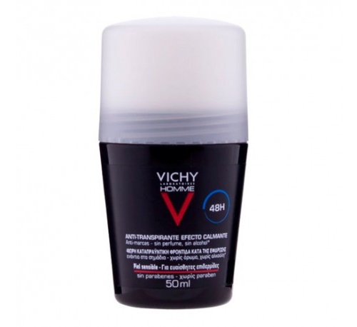 Vichy Homme Desodorante Pieles Sensibles Roll-On 50 ml
