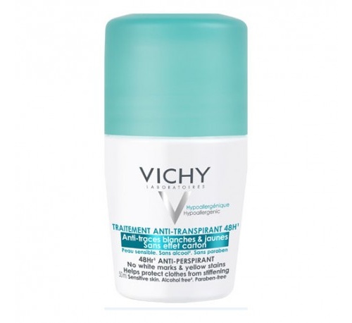 Vichy Desodorante Anti-transpirante 48h Anti-marcas Roll-On 50 ml