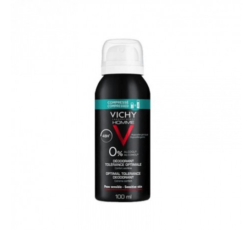 Vichy Homme Desodorante Spray Tolerancia Óptima 100 ml
